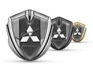 Mitsubishi Emblema Coche Insignia Minimal Esquema Universal Ajuste
